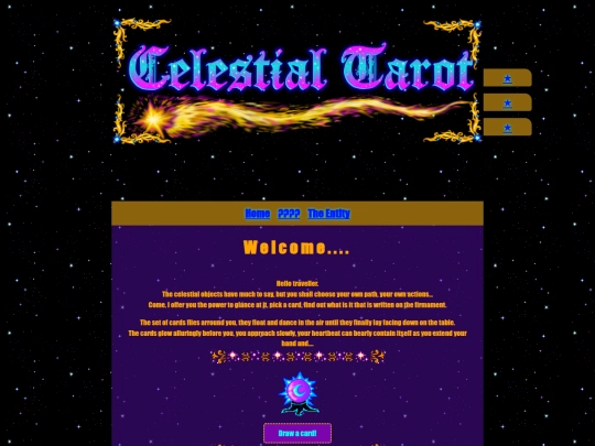 tarot screenshot