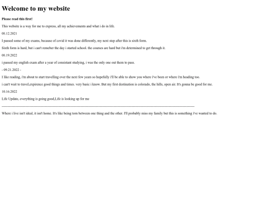 blog screenshot