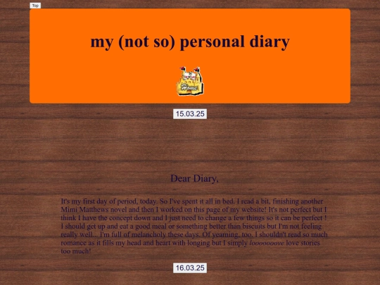 archive/diary screenshot