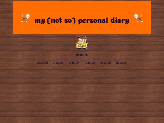 diary screenshot