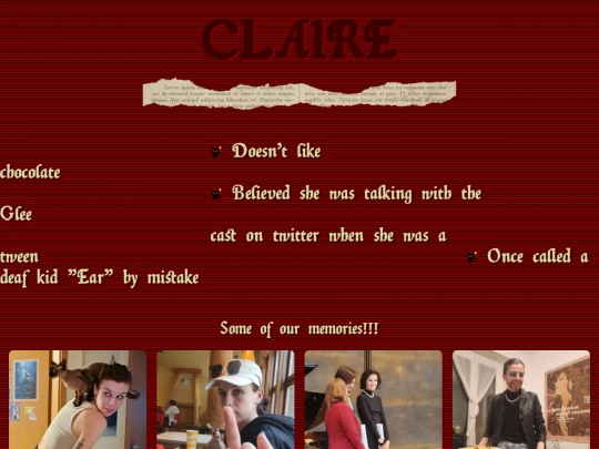 friends/claire screenshot