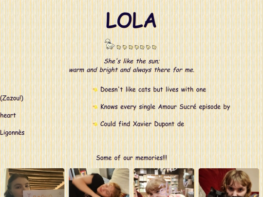 friends/lola screenshot