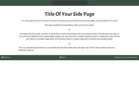 page screenshot