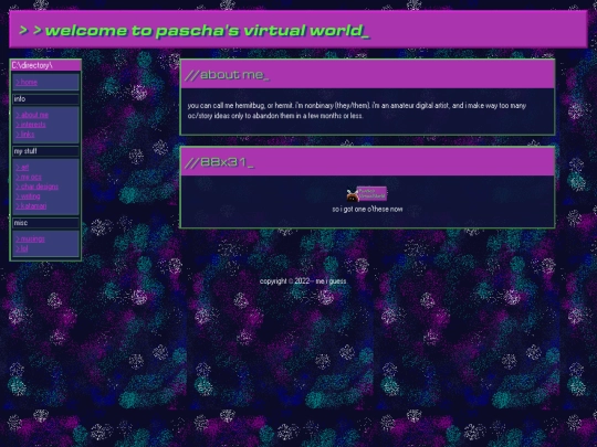 pages/about screenshot