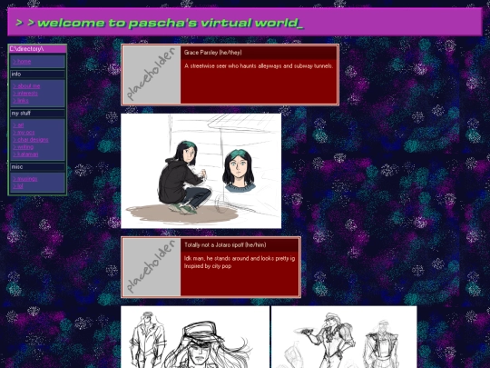 pages/myocs/chars-misc screenshot