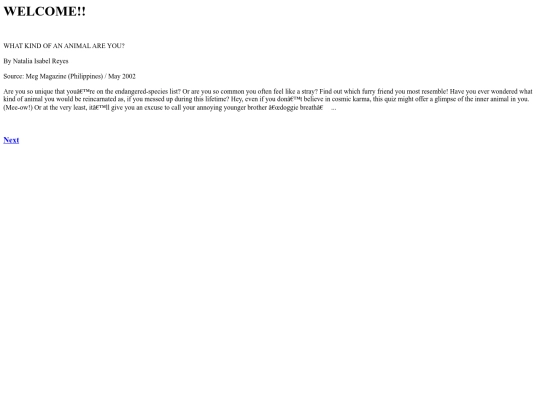 index screenshot