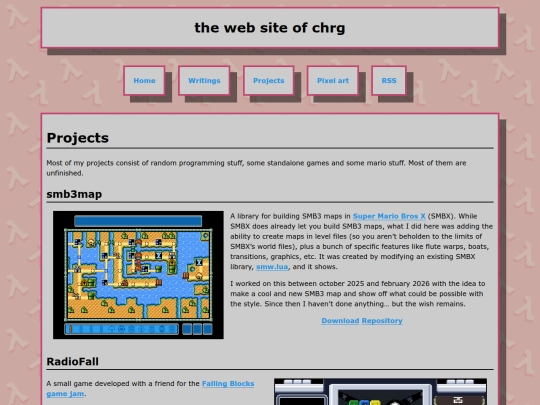projects screenshot
