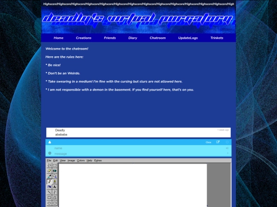 Chatroom screenshot