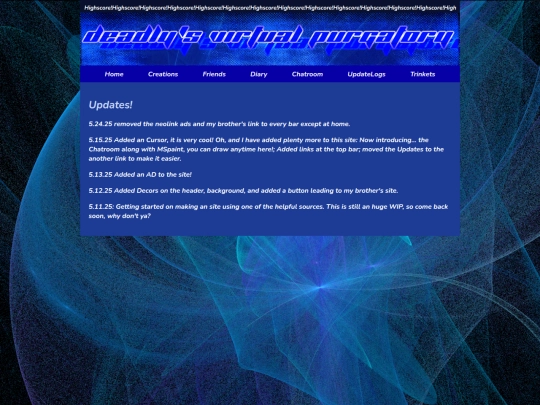Updatelogs screenshot