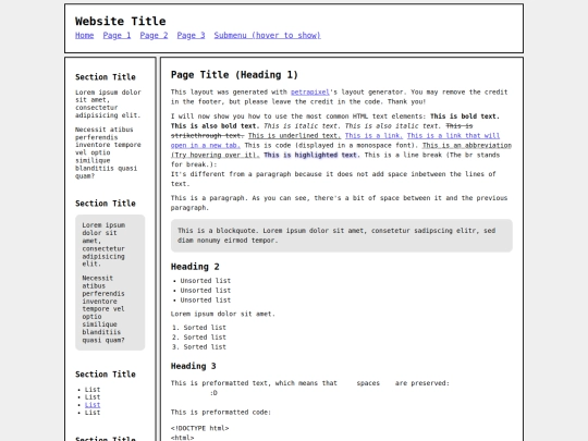 index screenshot