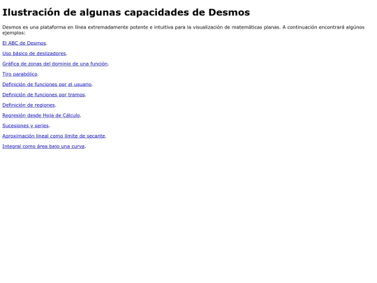 EjemplosDesmos screenshot