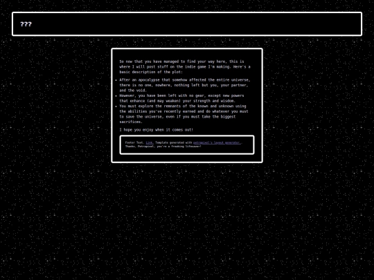 projectdescription screenshot