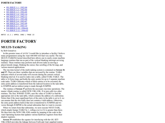 atari/columns/forthfac screenshot
