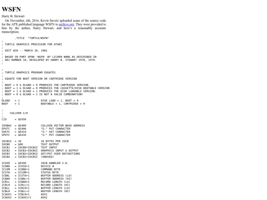 atari/wsfn screenshot