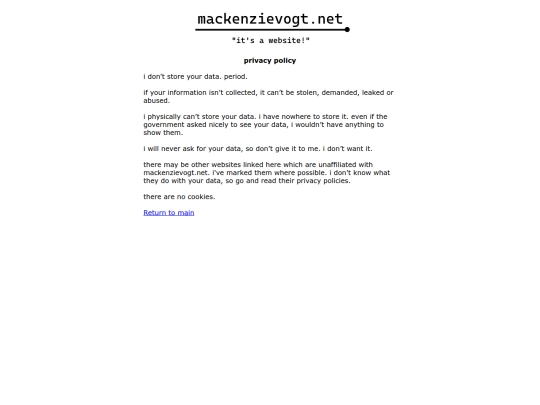 privacy screenshot