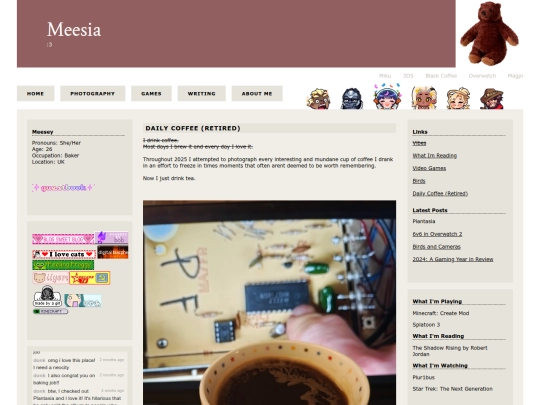 subpages/daily coffee screenshot