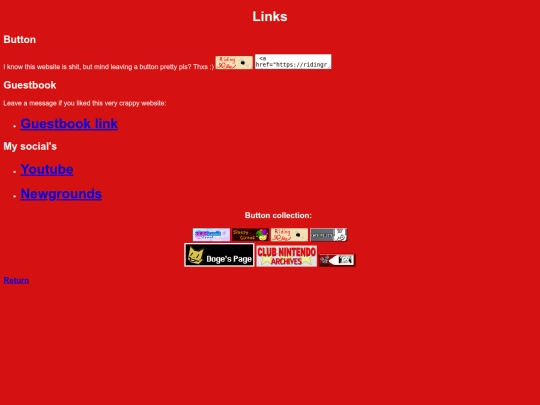 Links screenshot