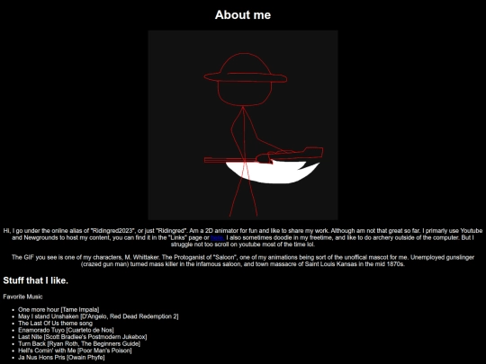 aboutme screenshot