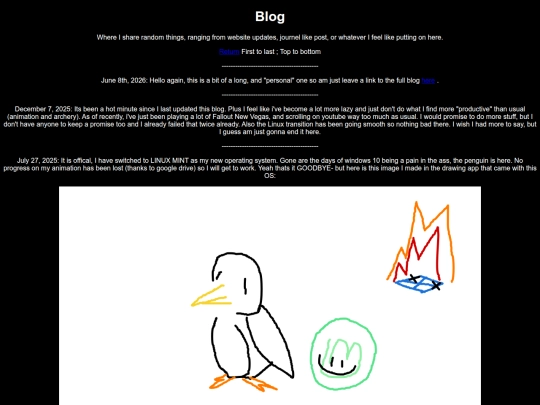 blog screenshot