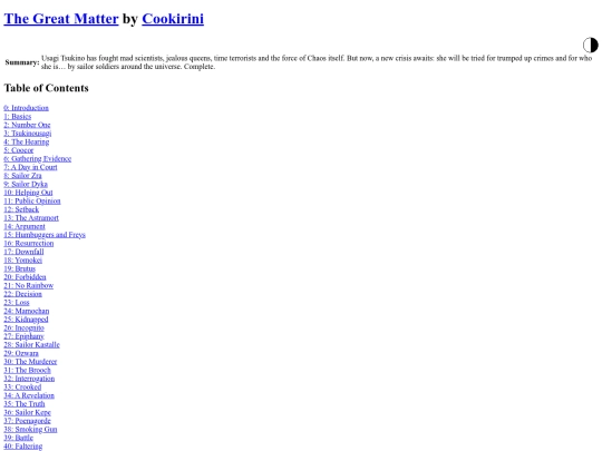 fics/TheGreatMatter screenshot
