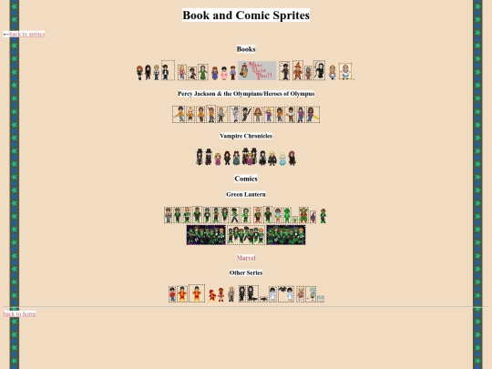 sprites/bookscomics screenshot