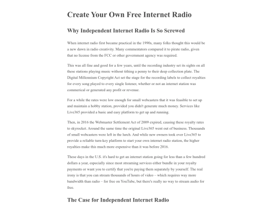 freewebcast screenshot