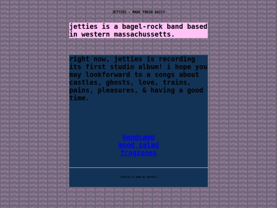 JETTIES/jetties index screenshot