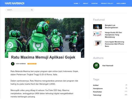 ratu-maxima-memuji-aplikasi-gojek screenshot