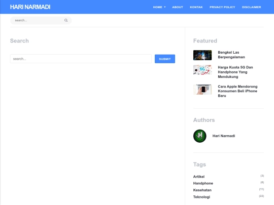 search screenshot