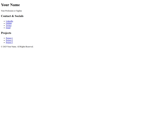 test screenshot