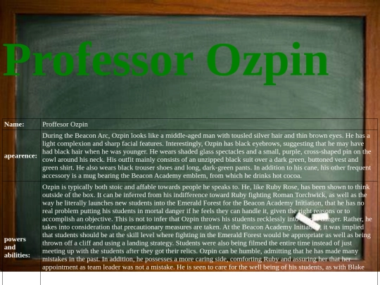 professor-ozpin screenshot
