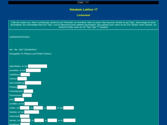 Vokabeln17 screenshot