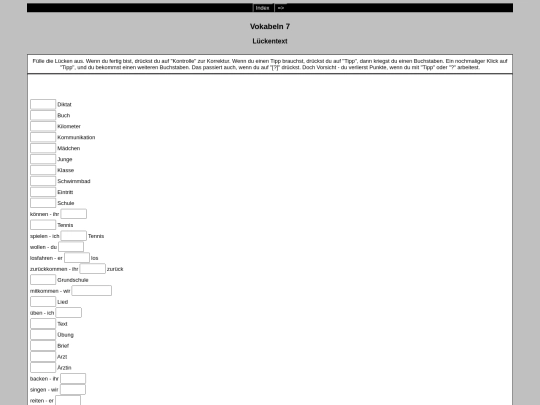 Vokabeln7 screenshot