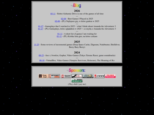 blog screenshot