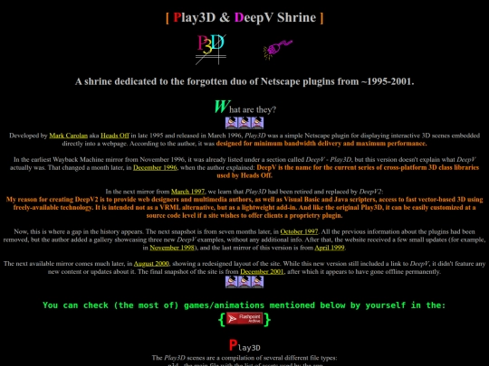 shrines/play3d_deepv screenshot