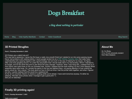 blog screenshot