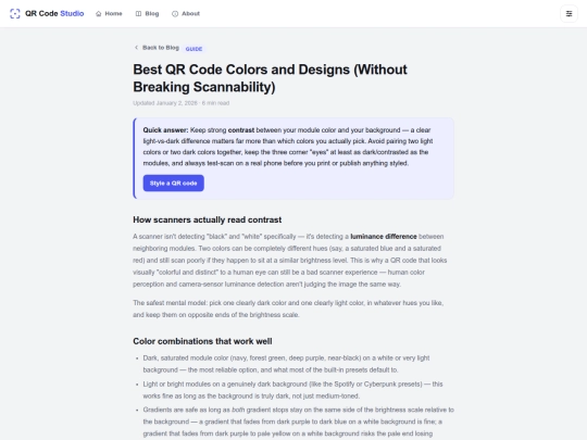 blog/best-qr-code-colors-and-designs screenshot
