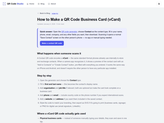 blog/qr-code-vcard-business-card screenshot