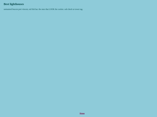 lighthouses screenshot