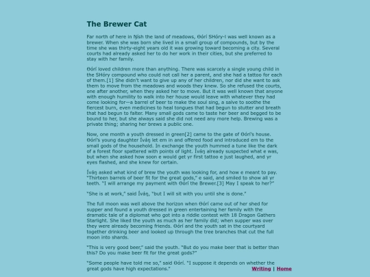 writing/brewercat screenshot
