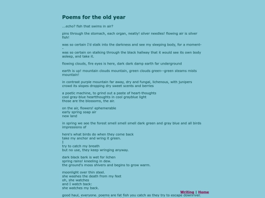writing/oldyear screenshot