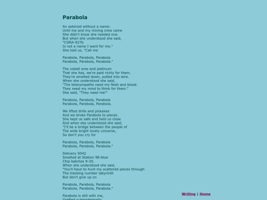 writing/parabola screenshot