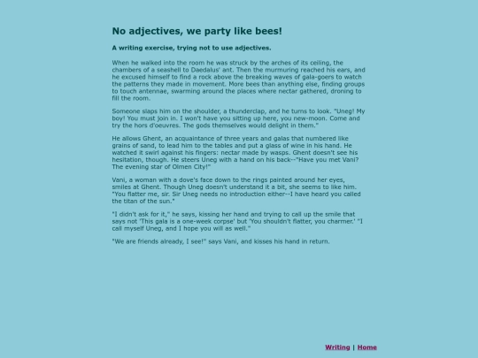 writing/partylikebees screenshot