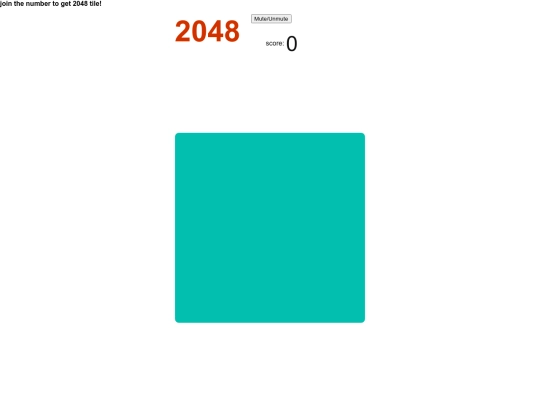 2048 screenshot