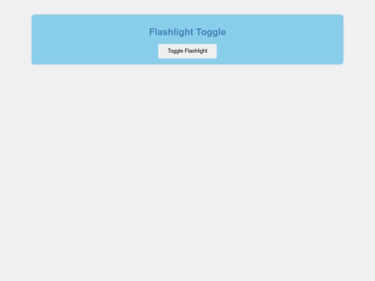 flashlight screenshot