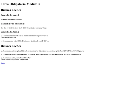 Modulo 3 Tarea Obligatoria screenshot