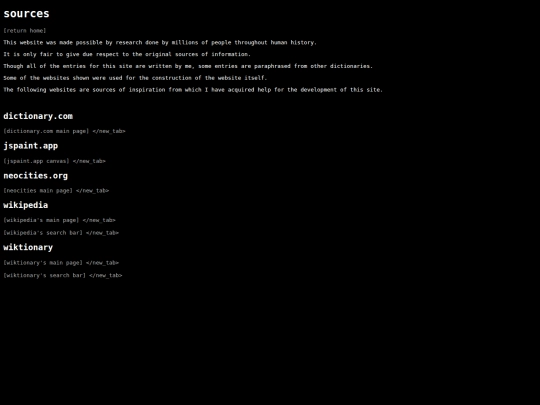 sources screenshot
