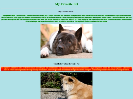 myfavoritepet screenshot