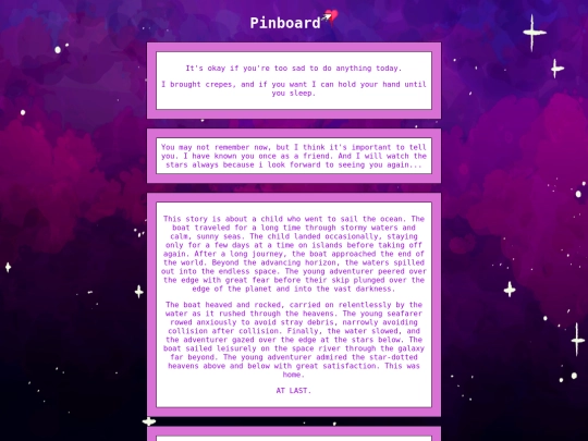 dreamrealm/pinboard screenshot