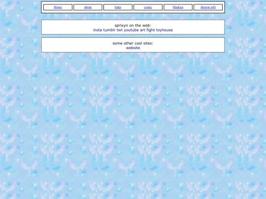 links screenshot